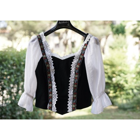 CAMICIA CORPETTO  TIROLESE  tg 46 it Landhaus