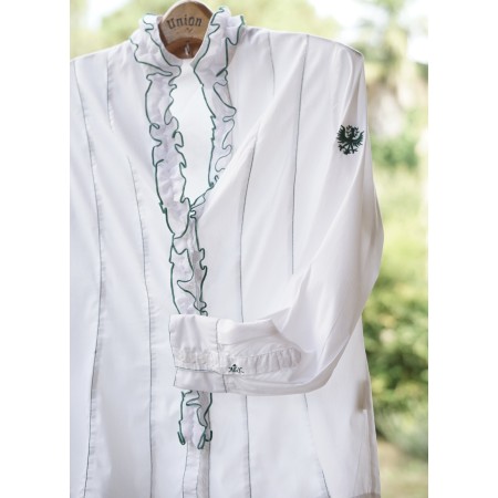 CAMICIA  STILE TIROLESE  TG. 44 it. circa Kaiserjager