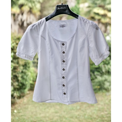 CAMICIA  STILE TIROLESE  TG. 42 it. circa Waldschutz