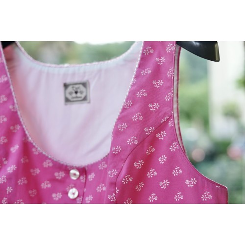 GILET CORPETTO ROSA TIROLESE Tg 46/48 it Turi Landhaus 2