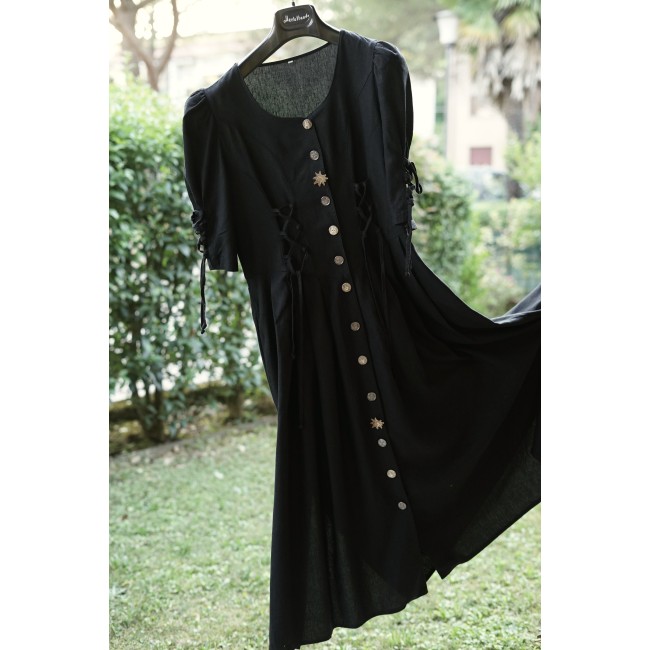 ABITO NERO STILE TIROLESE  tg. 44/46 it. circa