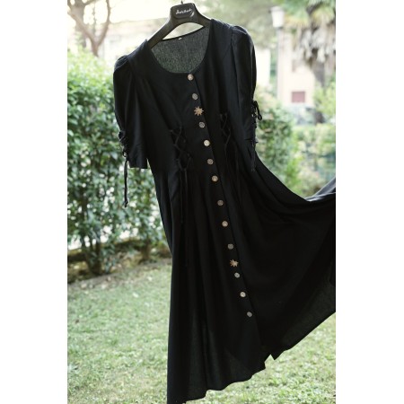 ABITO NERO STILE TIROLESE  tg. 44/46 it. circa