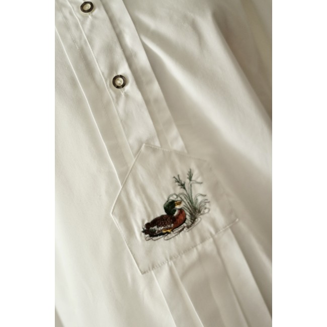 CAMICIA  STILE TIROLESE  TG. 46 it. circa
