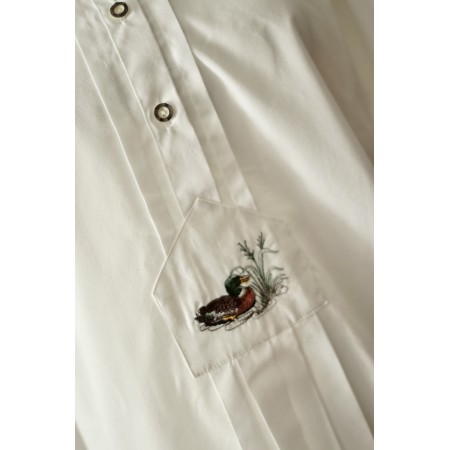 CAMICIA  STILE TIROLESE  TG. 46 it. circa