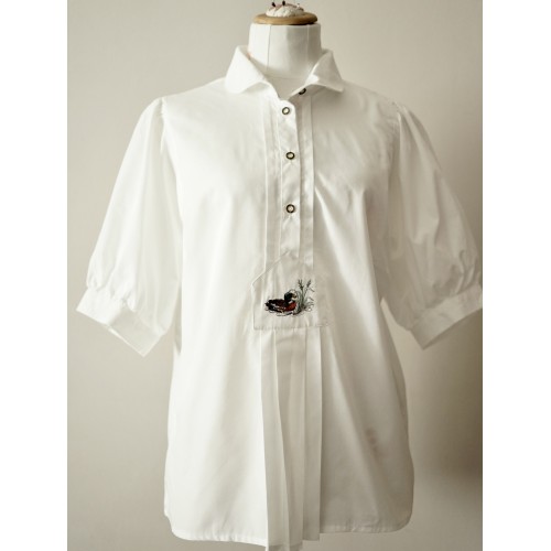 CAMICIA  STILE TIROLESE  TG. 46 it. circa