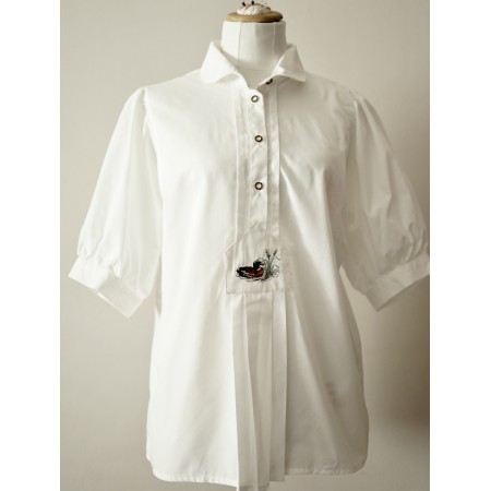 CAMICIA  STILE TIROLESE  TG. 46 it. circa