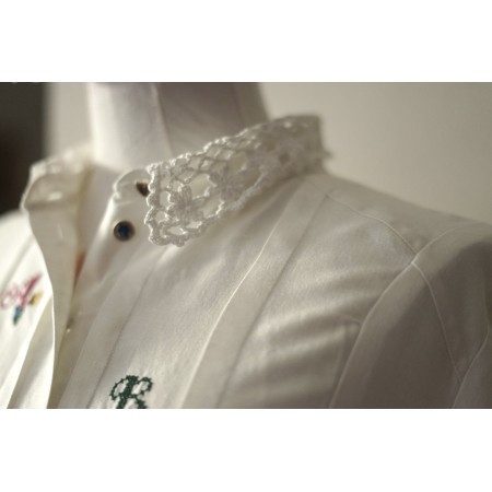 CAMICIA VINTAGE STILE TIROLESE  TG. 52 it. circa