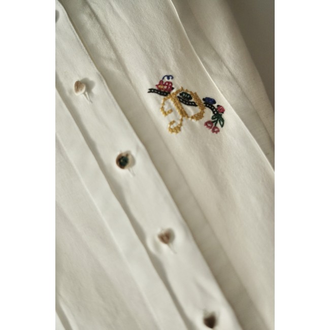 CAMICIA VINTAGE STILE TIROLESE  TG. 52 it. circa