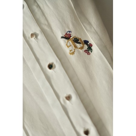 CAMICIA VINTAGE STILE TIROLESE  TG. 52 it. circa