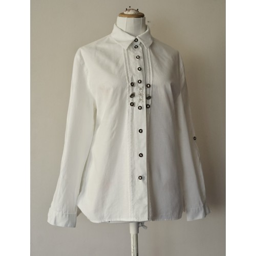 CAMICIA STILE TIROLESE Donna TG. 46 it. circa Alphorn