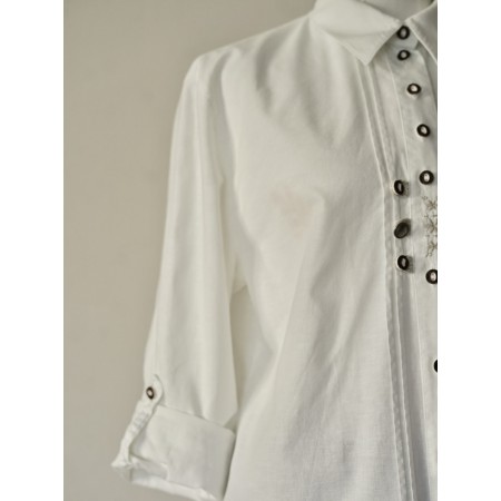 CAMICIA STILE TIROLESE Donna TG. 46 it. circa Alphorn