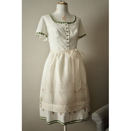 ABITO VINTAGE STILE TIROLESE  tg.44/46 it. Ein Echtes Dirnd
