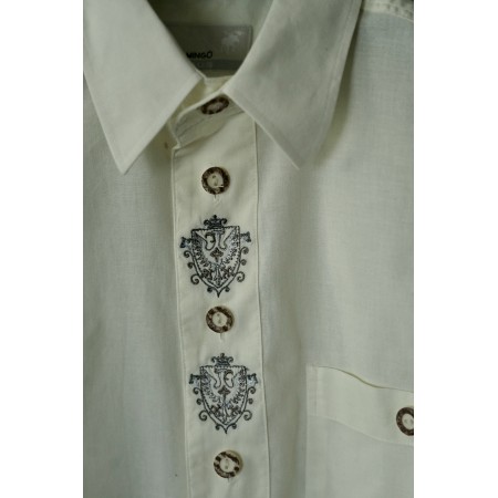 CAMICIA  STILE TIROLESE  TG.44it. XL Landhaus