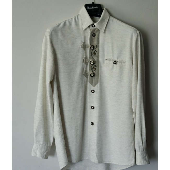 CAMICIA UOMO STILE TIROLESE  TG.39