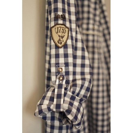 CAMICIA UOMO QUADRETTI STILE TIROLESE  TG.XL Landhaus