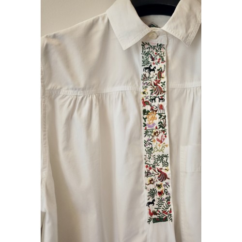 CAMICIA STILE TIROLESE Donna TG. XXL it. circa 2