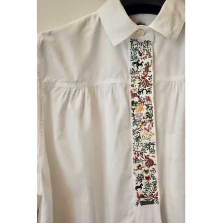 CAMICIA STILE TIROLESE Donna TG. XXL it. circa