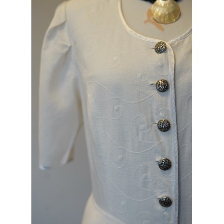 ABITO NERO STILE TIROLESE  tg. 50 it. circa Landhaus