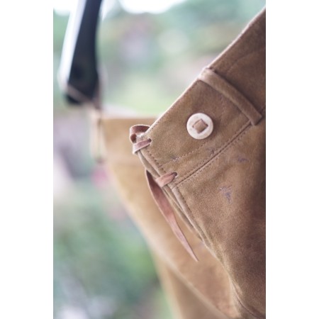 PANTALONI tg. 52 PELLE LEDERHOSEN TIROLESE