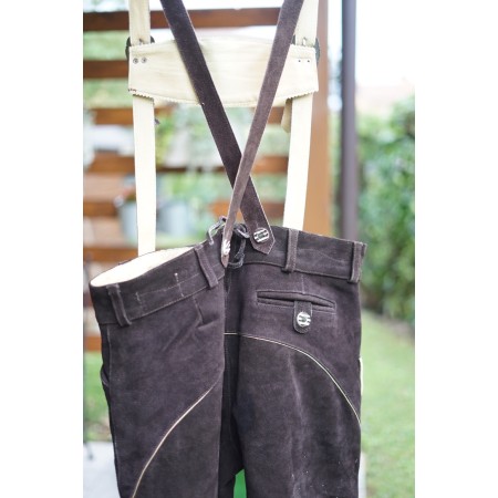 PANTALONI tg. 56 PELLE LEDERHOSEN TIROLESE