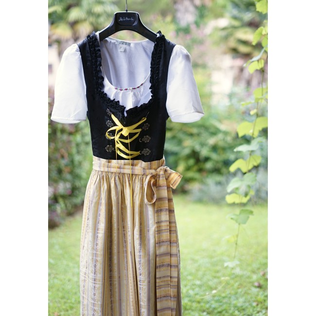 ABITO LUNGO STILE TIROLESE  tg.48 it. dirndl...