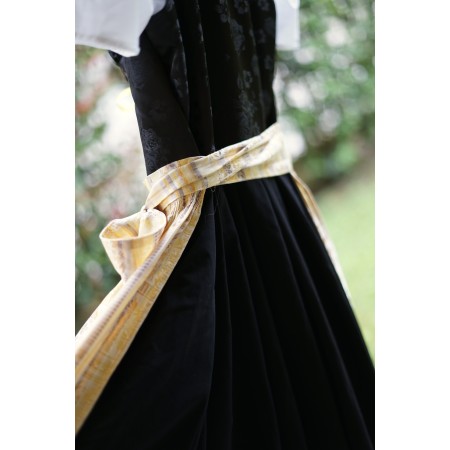 ABITO LUNGO STILE TIROLESE  tg.48 it. dirndl Trachten Redl