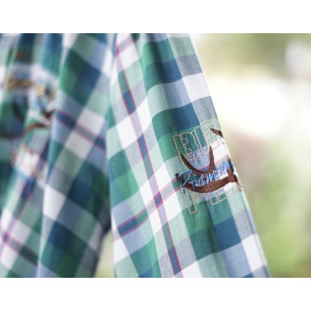 CAMICIA UOMO TIROLESE  TG. XL s Quadretti Stockerpoint