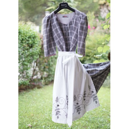 ABITO STILE TIROLESE  tg. 44 it. circa  Dirndl Alphorn