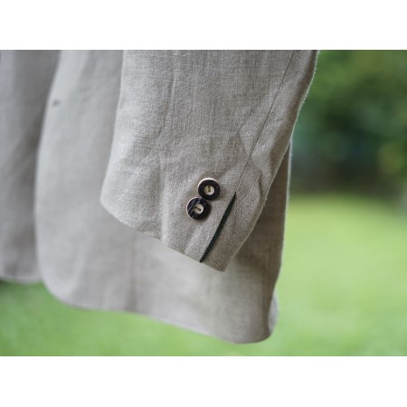 GIACCA IN LINO tg. 50/52 it. STILE TIROLESE Tauplitz Trachtenmode