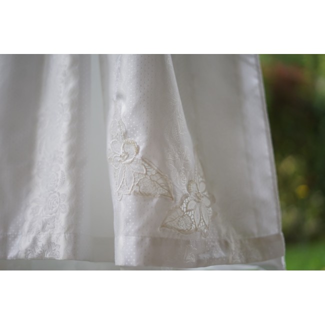 ABITO BIANCO DA SPOSA  STILE TIROLESE  tg.42...
