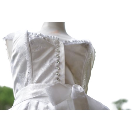 ABITO BIANCO DA SPOSA  STILE TIROLESE  tg.42 it. Pollinger