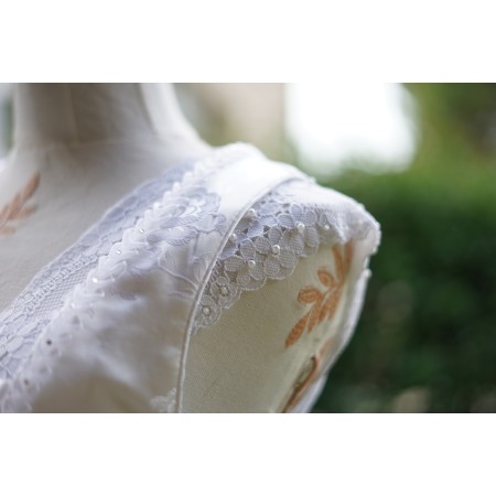 ABITO BIANCO DA SPOSA  STILE TIROLESE  tg.42 it. Pollinger