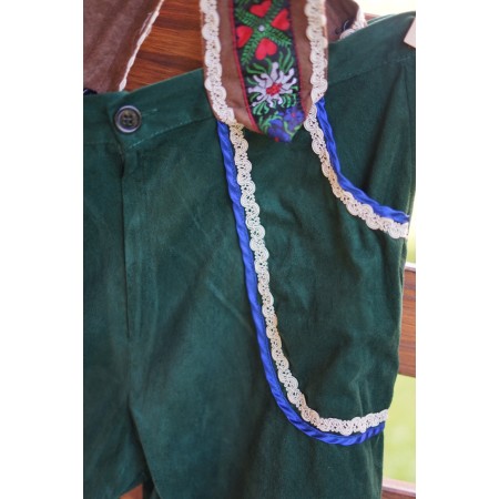 PANTALONI tg. 48/50  LEDERHOSEN IN TESSUTO TIROLESE