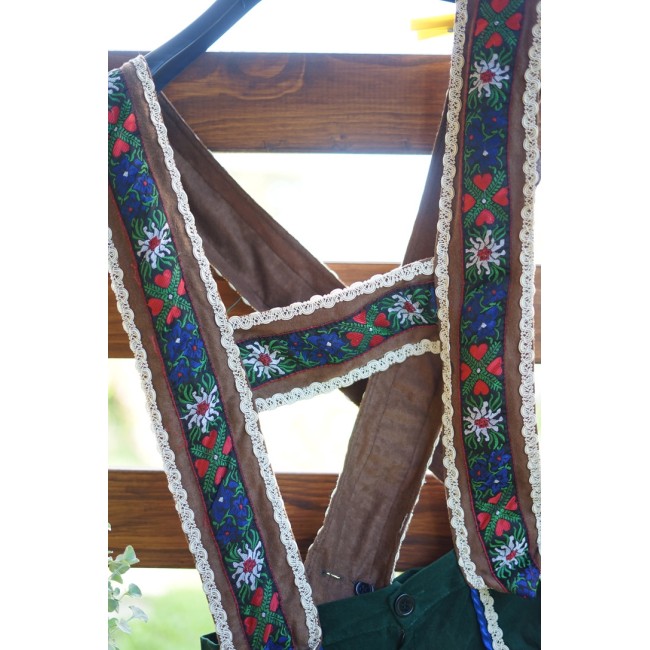 PANTALONI tg. 48/50  LEDERHOSEN IN TESSUTO...