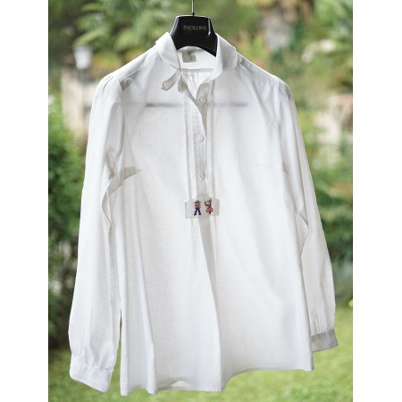 CAMICIA STILE TIROLESE  TG. 46 it.