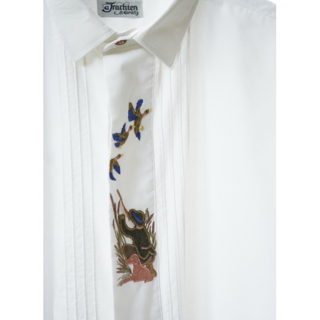 CAMICIA UOMO STILE TIROLESE  TG.42 circa