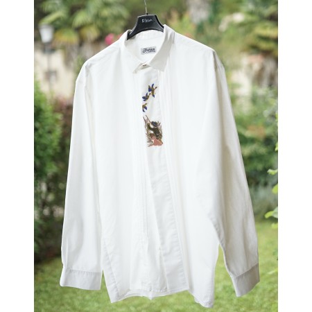CAMICIA UOMO STILE TIROLESE  TG.42 circa