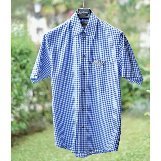 CAMICIA UOMO TIROLESE  TG.M  quadretti...