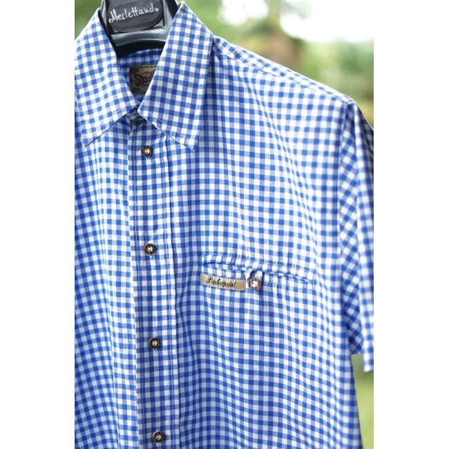 CAMICIA UOMO TIROLESE  TG.M  quadretti...
