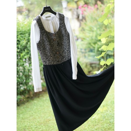 ABITO STILE TIROLESE tg. 42 it. Lana Country Line