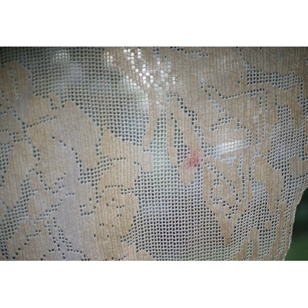 GRANDE TOVAGLIA / COPRITAVOLO  A MANO UNCINETTO diam. 190 cm