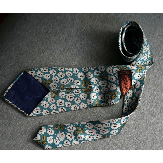 CRAVATTA  VINTAGE BORSALINO ALTA MODA - MADE IN...