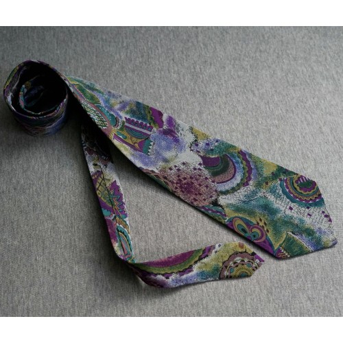 CRAVATTA  VINTAGE  SETA 100% James Dillon