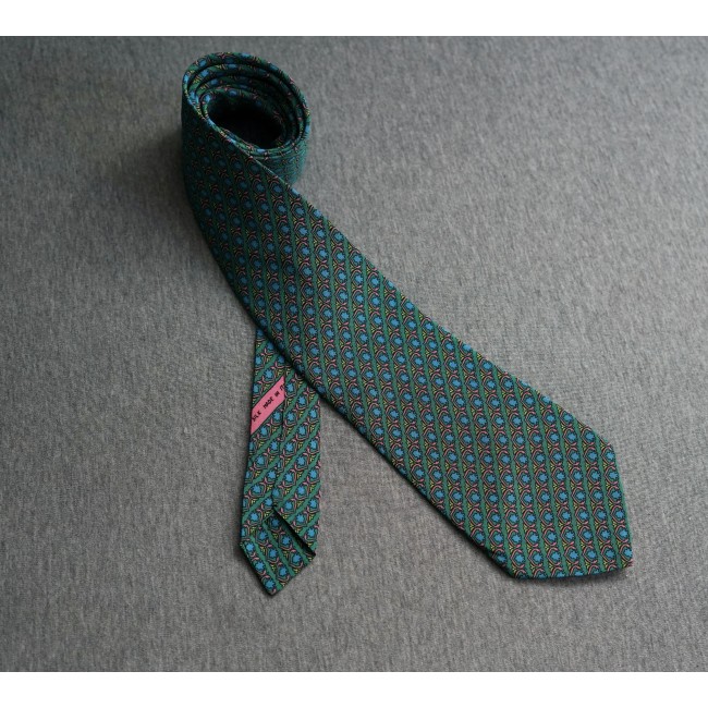 CRAVATTA  VINTAGE  SETA 100% PURE SILK