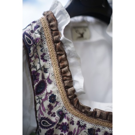 ELEGANTE ABITO TIROLESE FLOREALE tg. 36 it.  DIRNDL