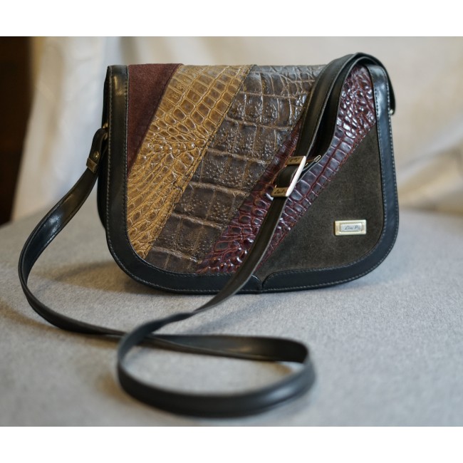 BORSA BORSETTA VINTAGE IN PELLE   "Lisa P"