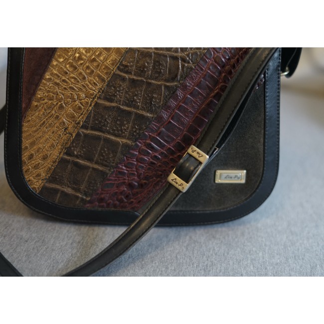 BORSA BORSETTA VINTAGE IN PELLE   "Lisa P"