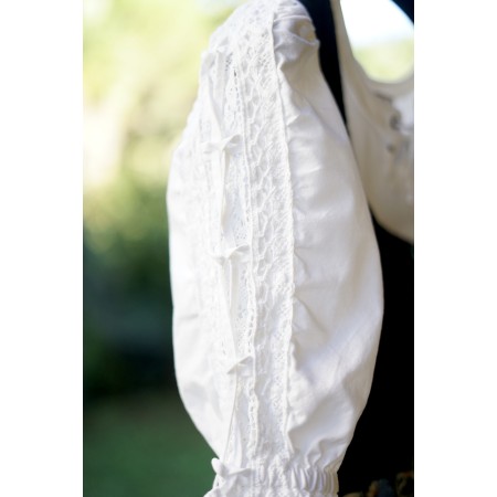 ABITO STILE TIROLESE  tg.44 it. Rose Dirndl