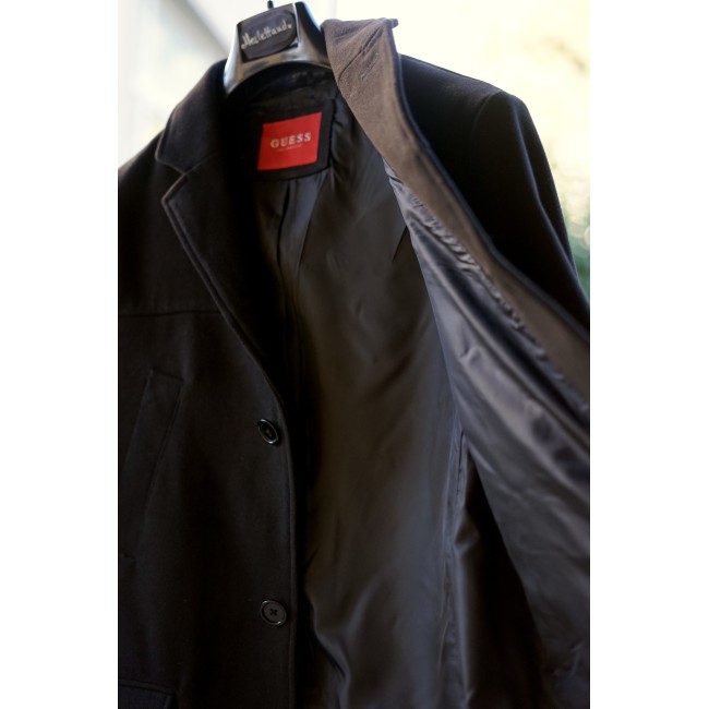 CAPPOTTINO UOMO NERO TG. XL  GUESS