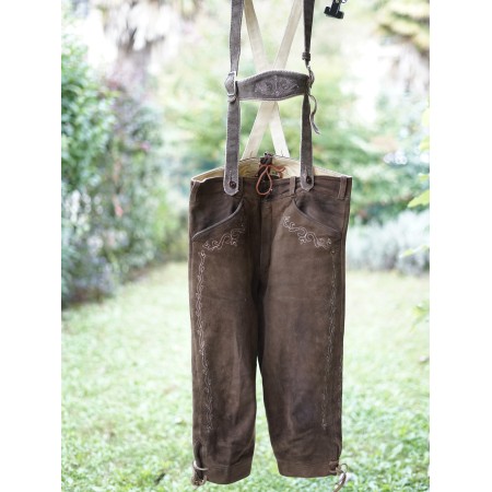 PANTALONI tg. 44 it.  PELLE LEDERHOSEN TIROLESE Distler